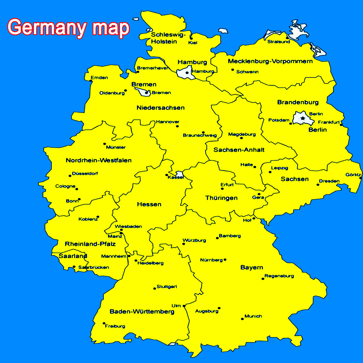 Germany map