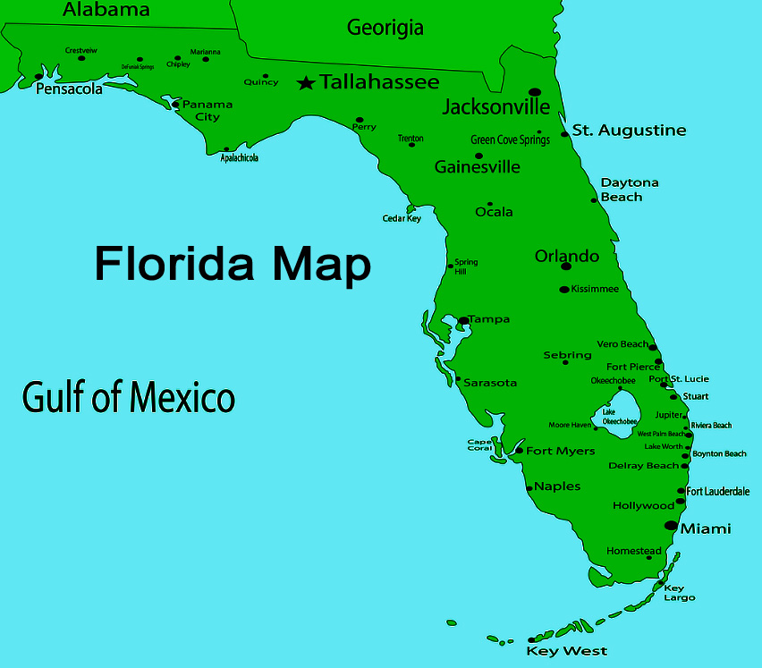 Florida Map | Fl USA map