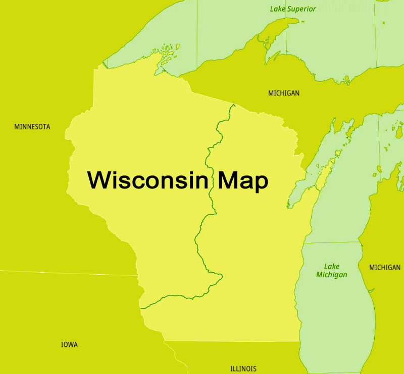 Wisconsin map