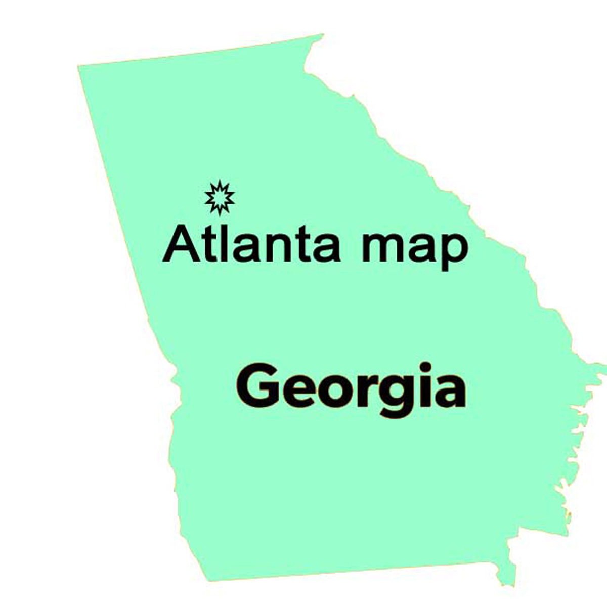 Atlanta map