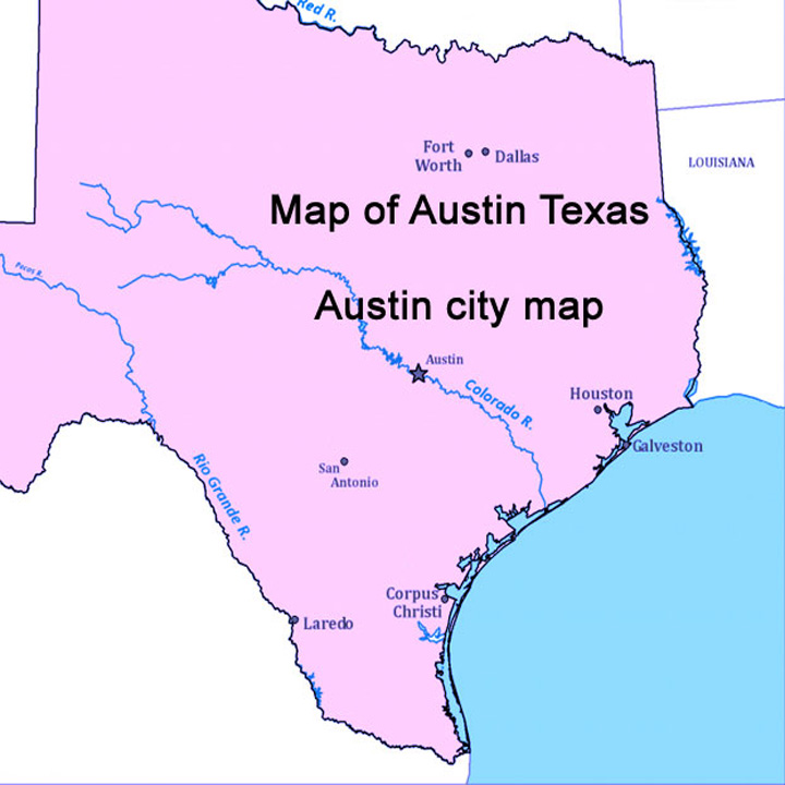 Austin city map