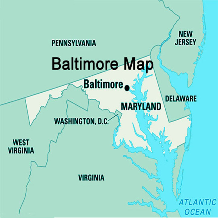Baltimore map