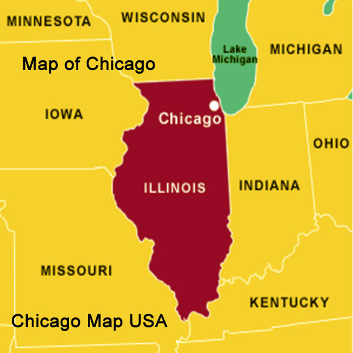 map of chicago