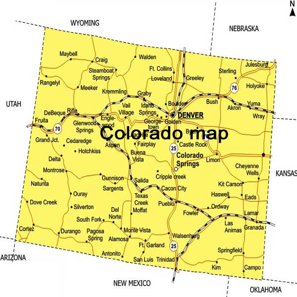 Colorado map