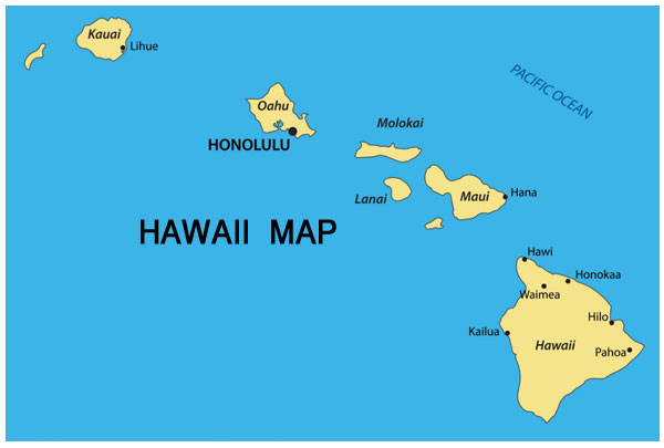 Hawaii map