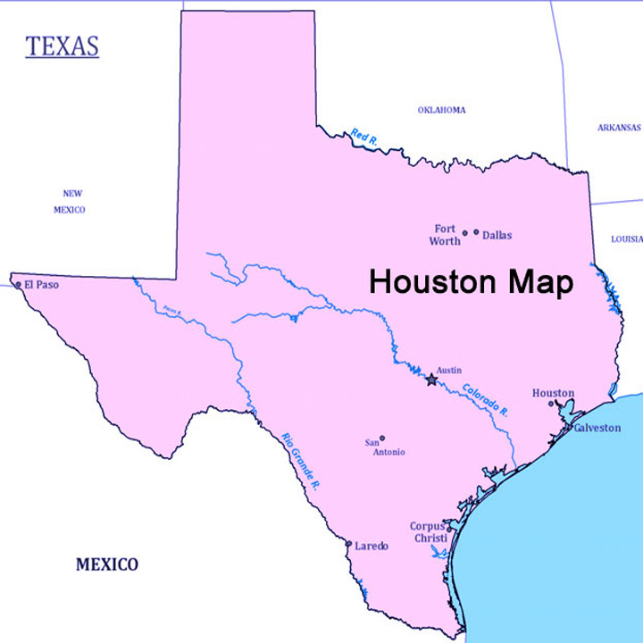Houston map