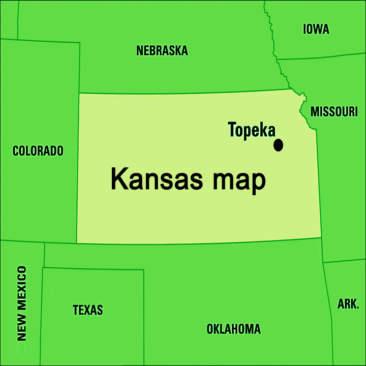 Kansas map