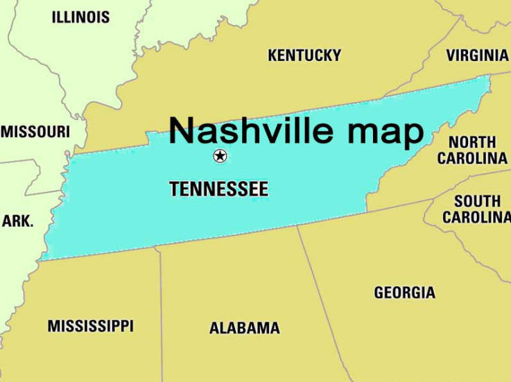 nashville map
