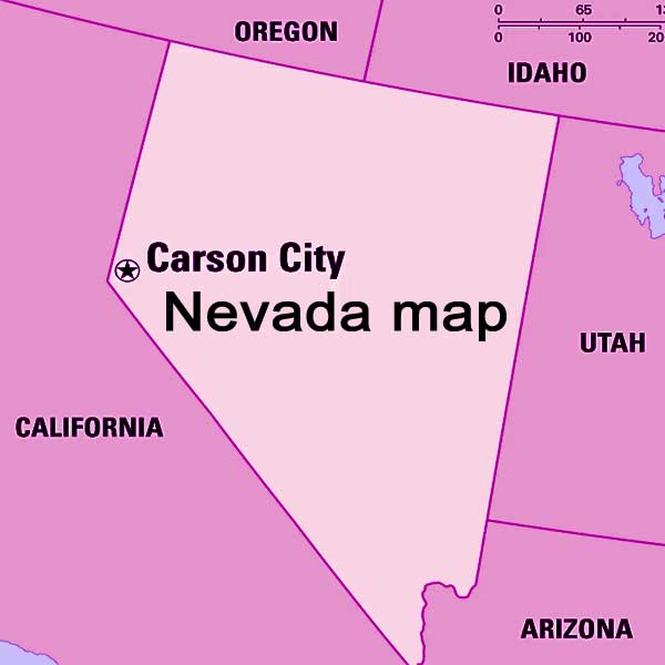 Nevada map