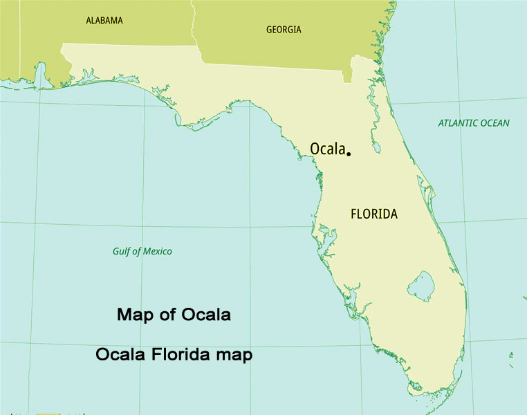 Map of Ocala | map of Florida USA