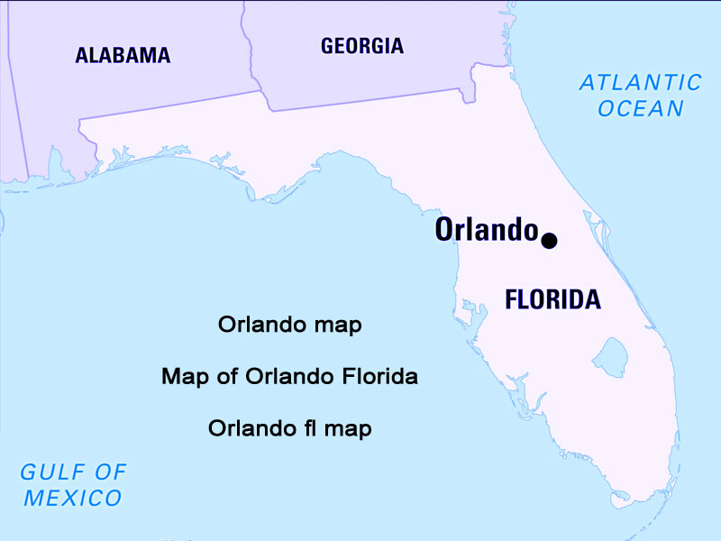 Orlando map