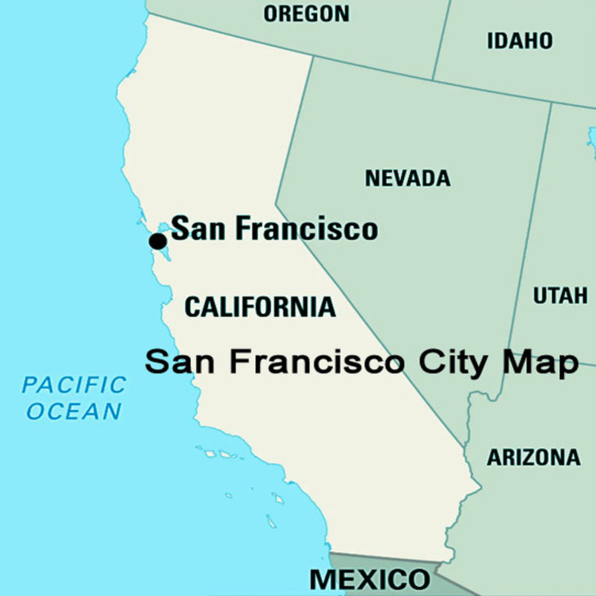 Map of San Francisco | San Francisco City map