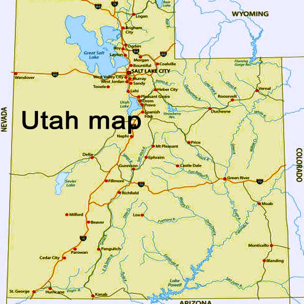 Utah map