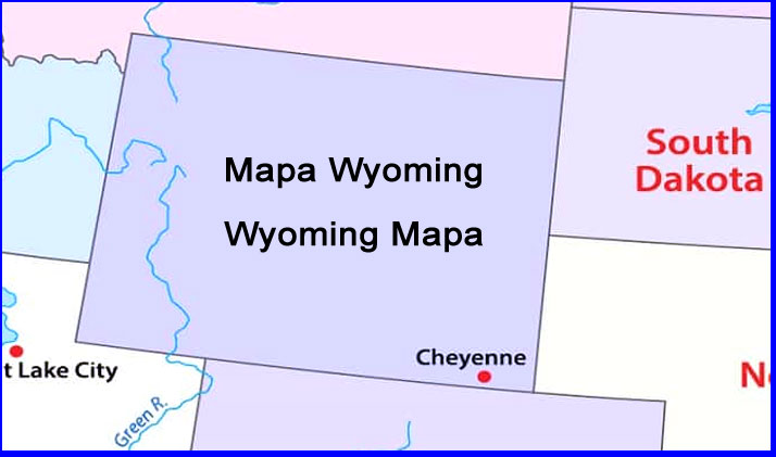 Mapa Wyoming | Wyoming Mapa