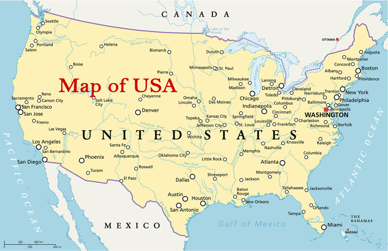 Map of USA