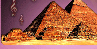 see the pyramids and listen to the egyptian music